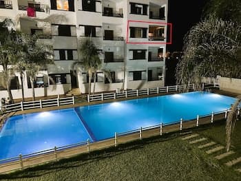 Luxurious Scandinavian-style pool & play