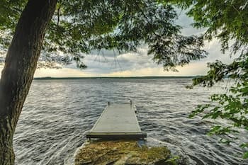 Private Dock on Messalonskee Lake: Cozy Cottage!