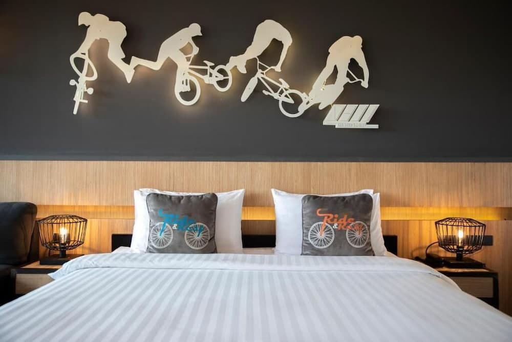 The VELO'S hotel and BMX Pump Track