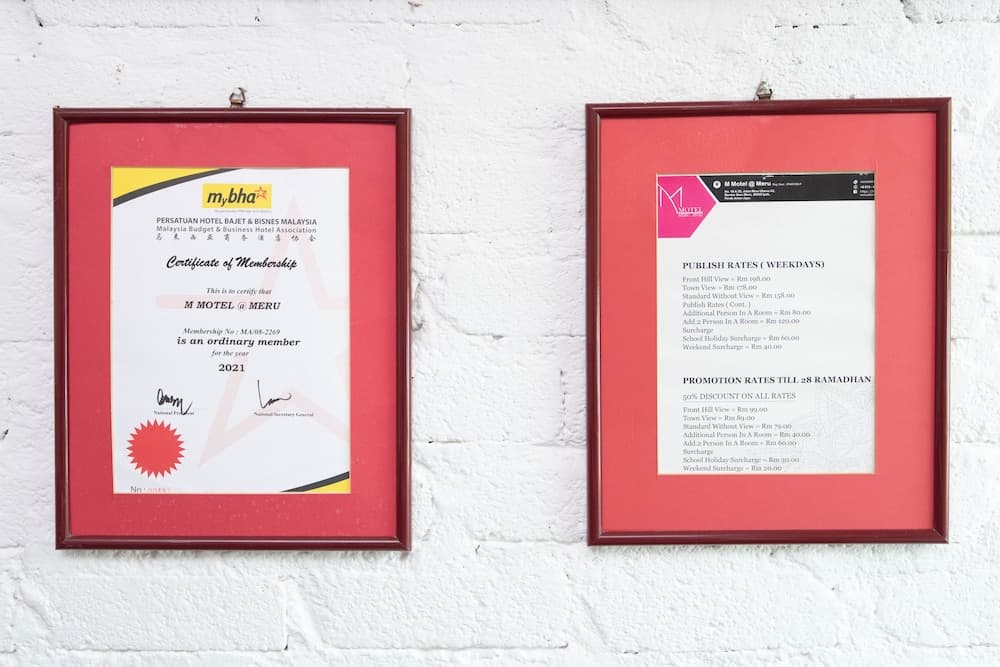 M Motel at Meru Ipoh