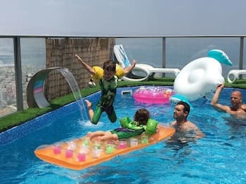 Luxury Suite with Jaccuzzi & Pool