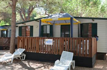 Happy Camp mobile homes in Füred Camping