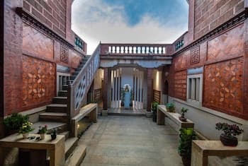 Kinmen redbrick houses across Hope