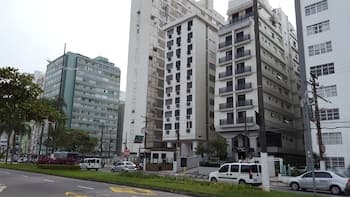Apartamento em frente a Praia Santos