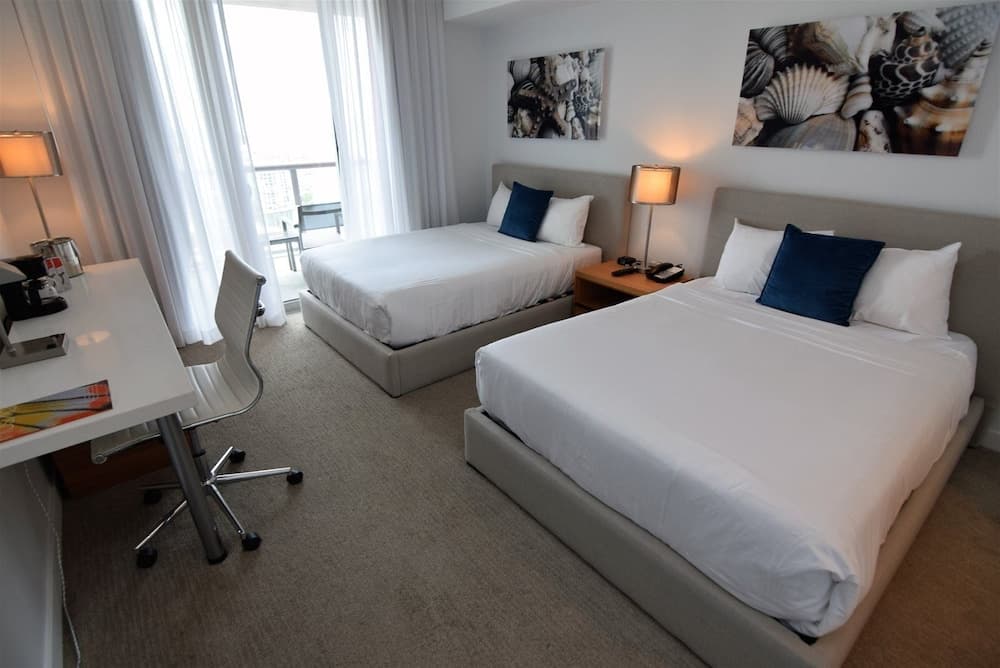 Bay, Ocean & Skyline View 2 Bed 2 Bath Residence @ Beachwalk Resort