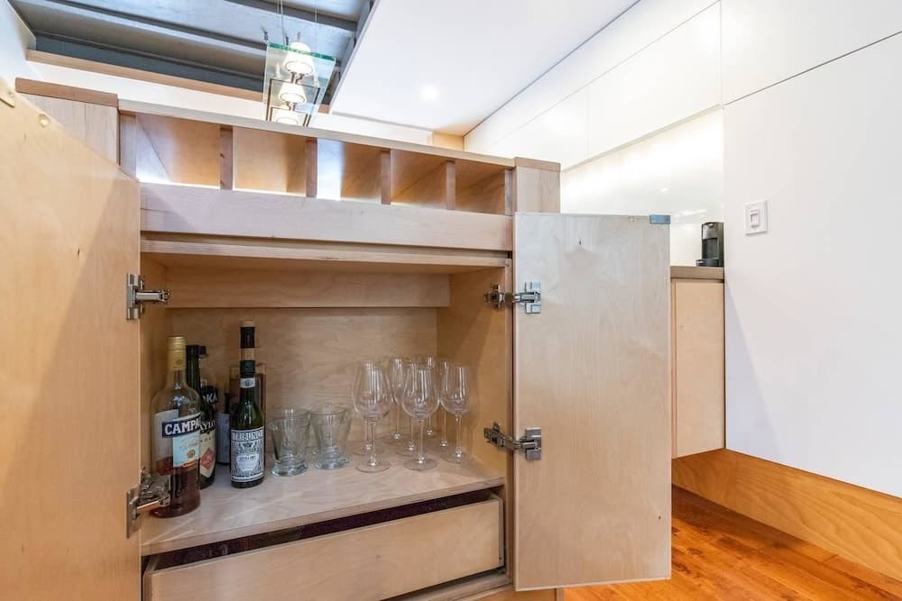 Modern European Home - Garden Patio w/ Firepit