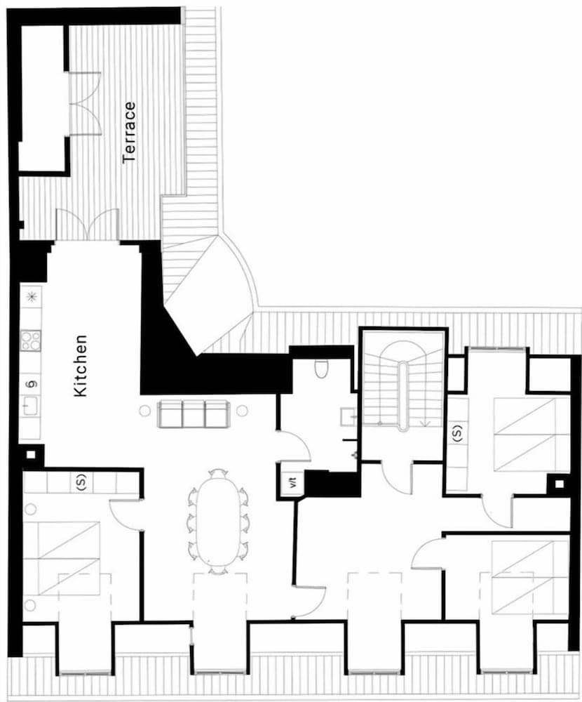 Apartment with Private Terrace