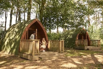 Pinewood Camping Pods - At Port Lympne Reserve