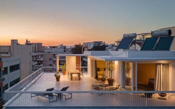 Sea View Beach Penthouse – Athens Coast