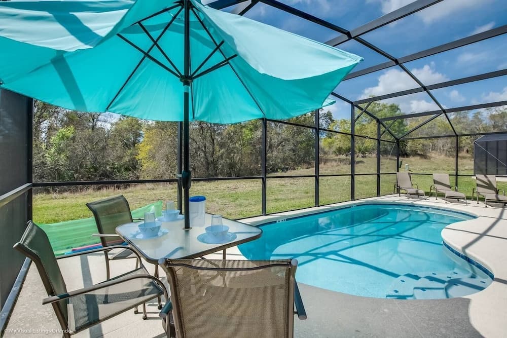 Light, Fresh and Airy Pool Home Near Disney 4bd/3ba - #4av420