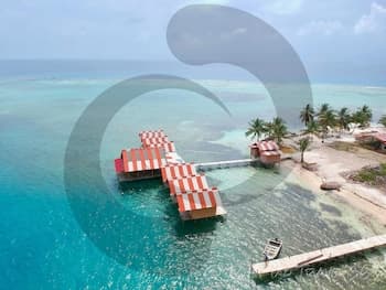 Paradise Over the Water Cabins in San Blas