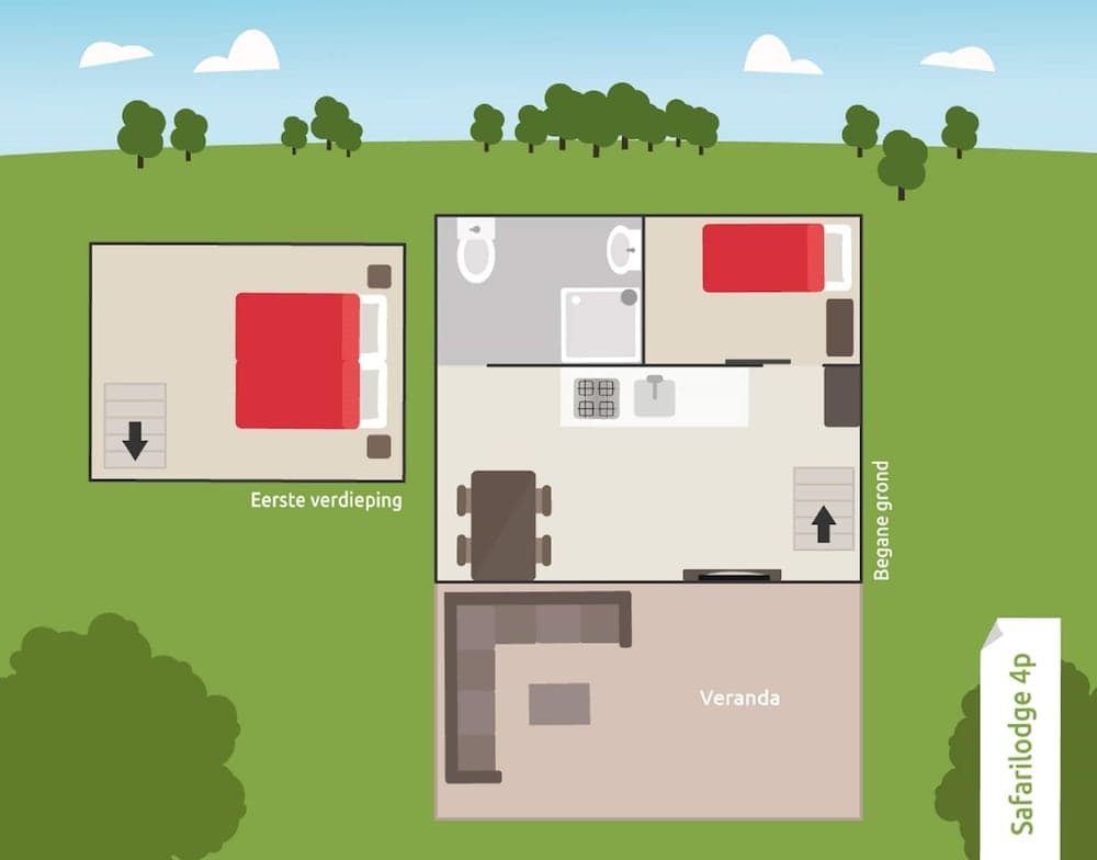 Well Furnished Tent Lodge with Terrace near Veluwe