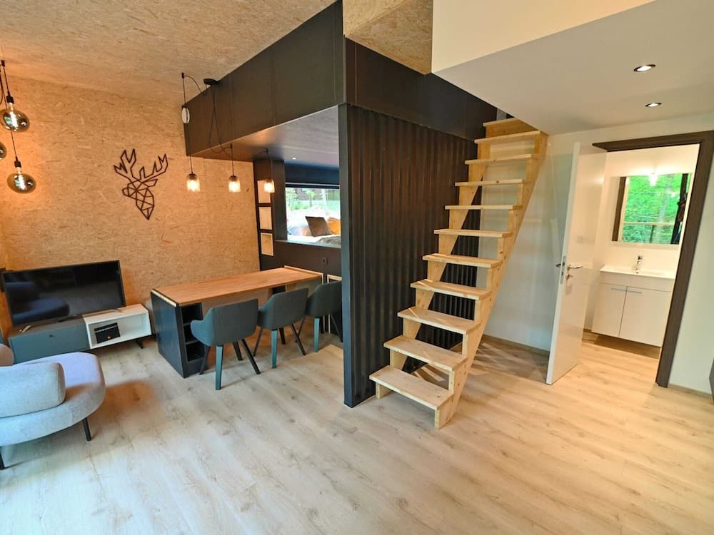 Lodge in Oignies Forest With Eco Design