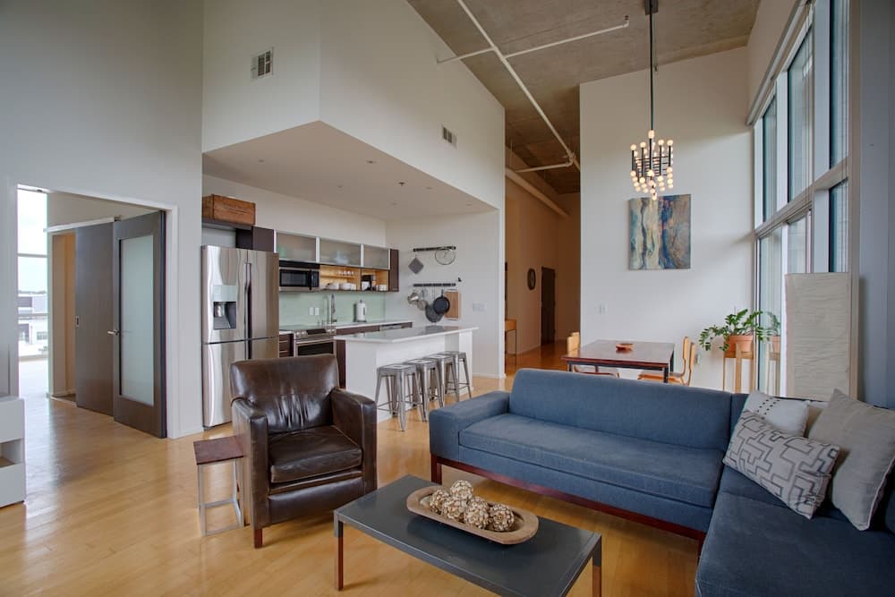 Luxe Downtown Penthouse with City Skyline Views