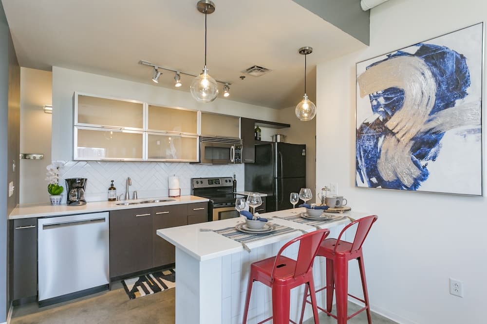 Mid Century Modern Downtown Condo | 30+ Night Min