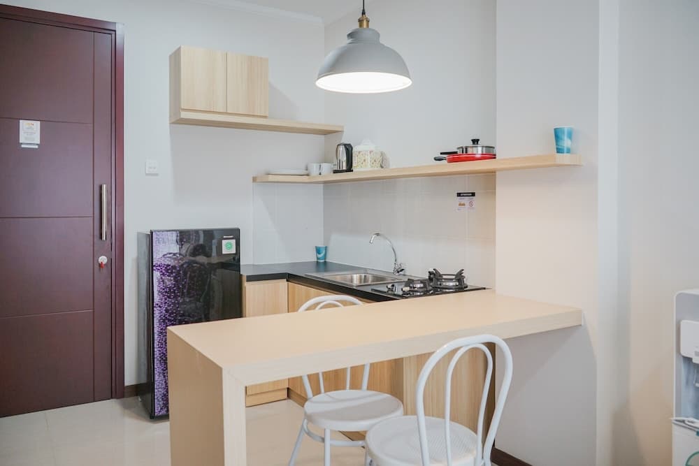 Warm and Simple 1BR at Asatti Apartment