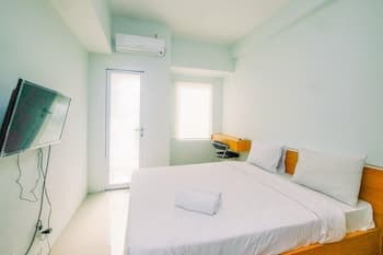 Modern Studio with City View at Tamansari Mahogany Apartment
