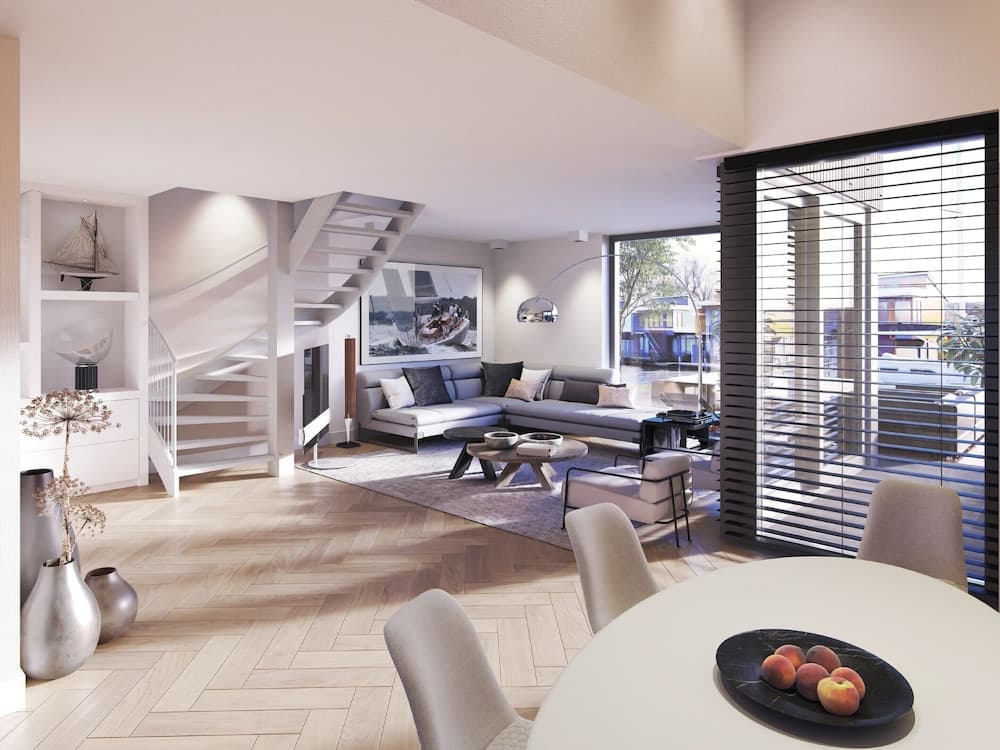 Waterfront Holiday Home in Heeg with Hot Tub