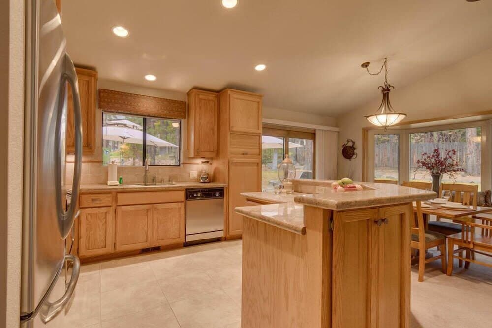 Heavenly Pines Close to the Lake