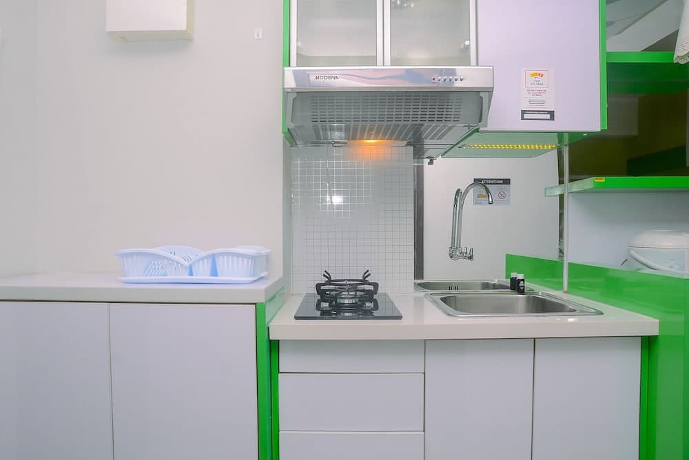 Cozy Studio with City View at H Residence Apartment