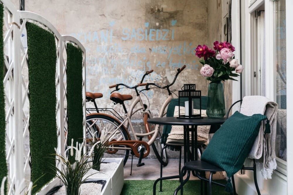 Studio With a Lovely Patio in Vicinity of Vistula Boulevards