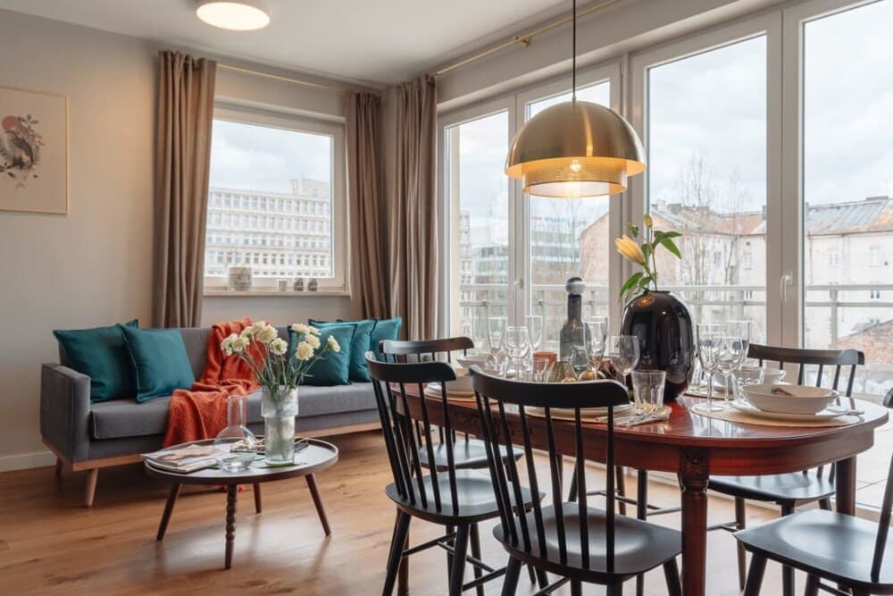 Garden-view Guest Apartment in the Cracow City Center