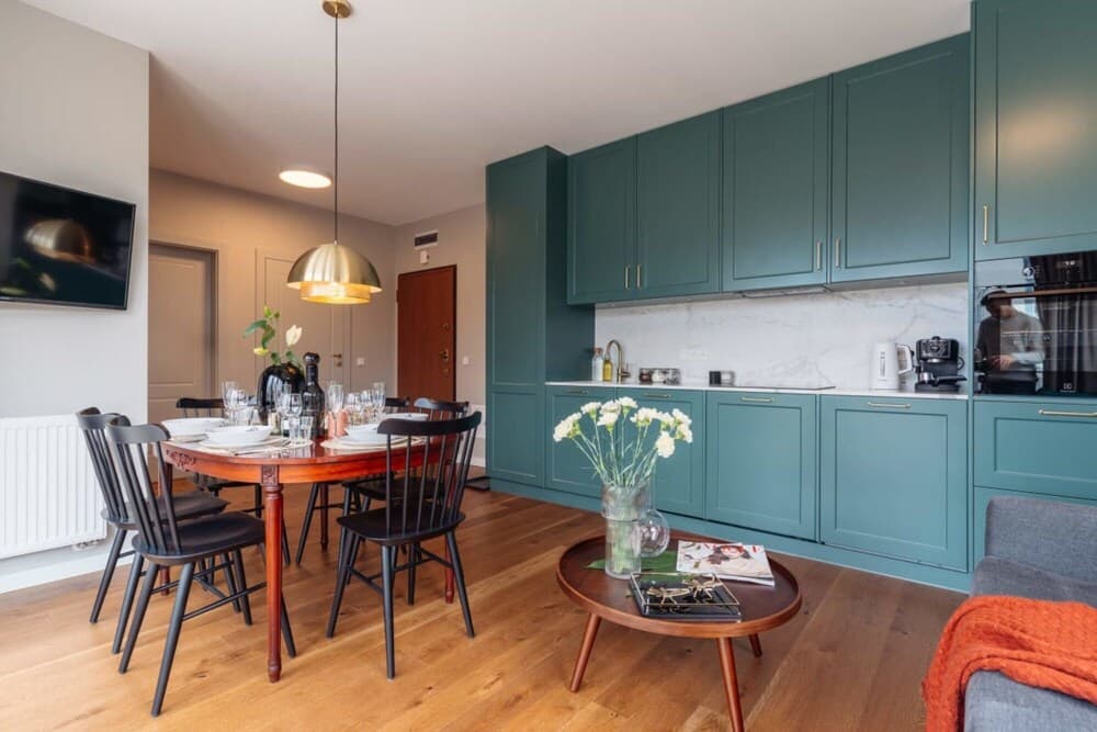 Garden-view Guest Apartment in the Cracow City Center