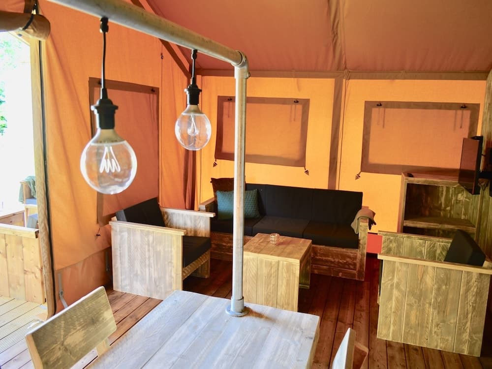 Nice Tent with Kitchen & Shower near Beach Campsite