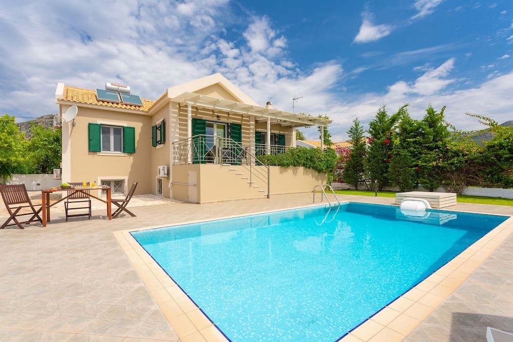 Villa Alexandra Large Private Pool Walk to Beach Sea Views A C Wifi Car Not Required Eco-frie - 1649
