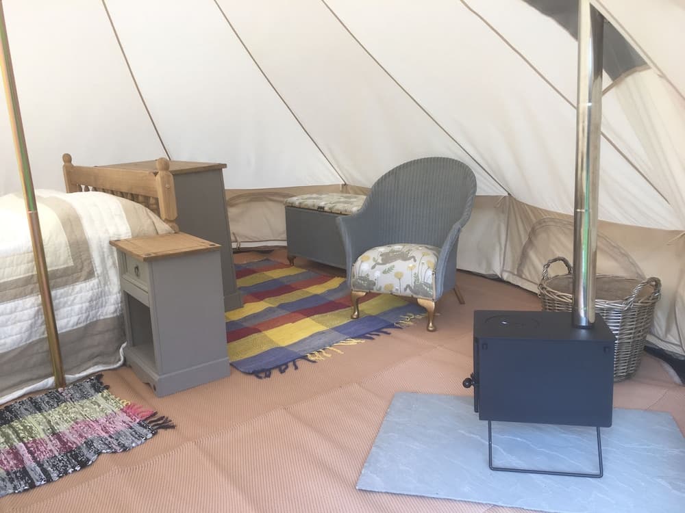 Glamping at The Homestead - Ensuite Bell Tent
