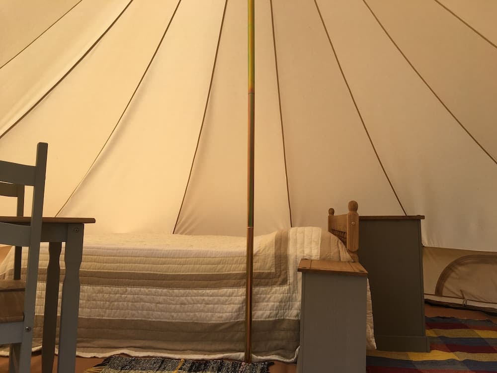 Glamping at The Homestead - Ensuite Bell Tent