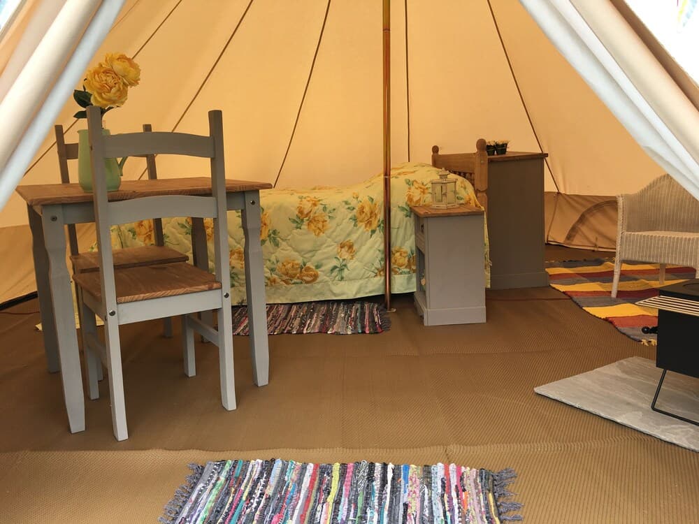 Glamping at The Homestead - Ensuite Bell Tent