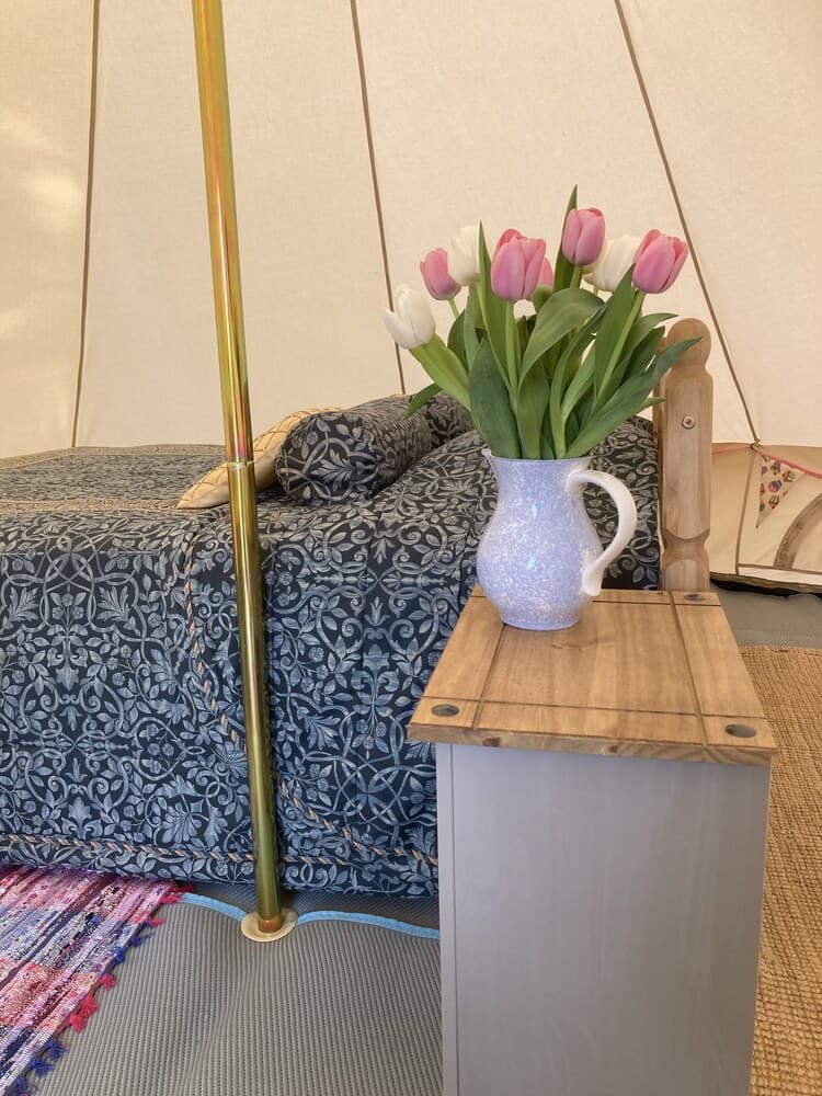 Glamping at The Homestead - Ensuite Bell Tent - Campsite