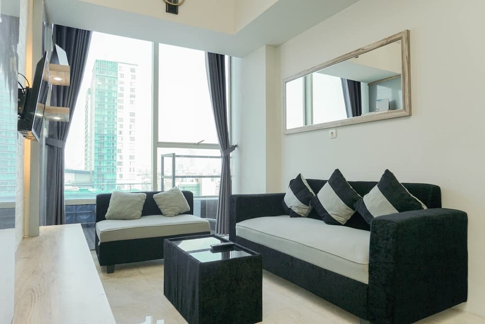 Fully Furnished with Comfortable Design 2BR Harco Mangga Besar Apartment