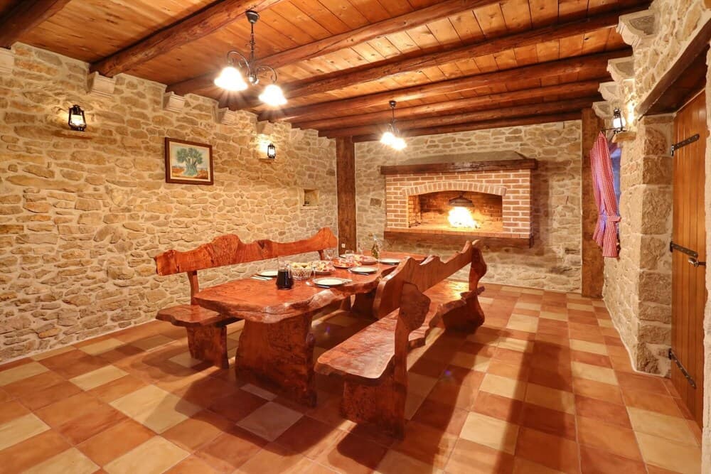 Villa Tereza Zadar Area Private Pool Tavern Fireplace Private Pool