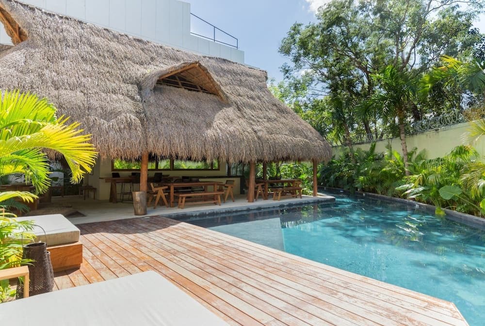 Tropical Luxury 3 BR Aldea Zama Secure Gated Community Private Pool Wifi Concierge