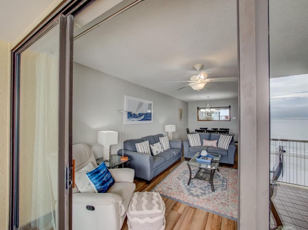 Beachfront Condo at Summer House in Romar Beach - Enjoy the Large Balcony