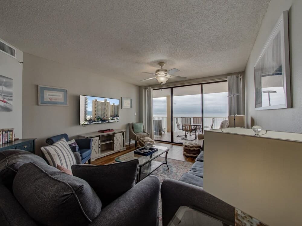Beachfront Condo at Summer House in Romar Beach - Enjoy the Large Balcony
