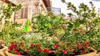 Sunny Apartment, in the Historic Centre of Spoleto With Large Terrace