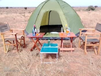 Amanya 2- Twin Pitch Tent With Mt Kili View