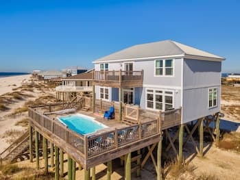 Island Time Iv - Pet Friendly! Private Heated Gulf Facing Pool - Covered Porches And Sundecks - This Amazing Home Has It All! 5 Bedroom Home by Redawning