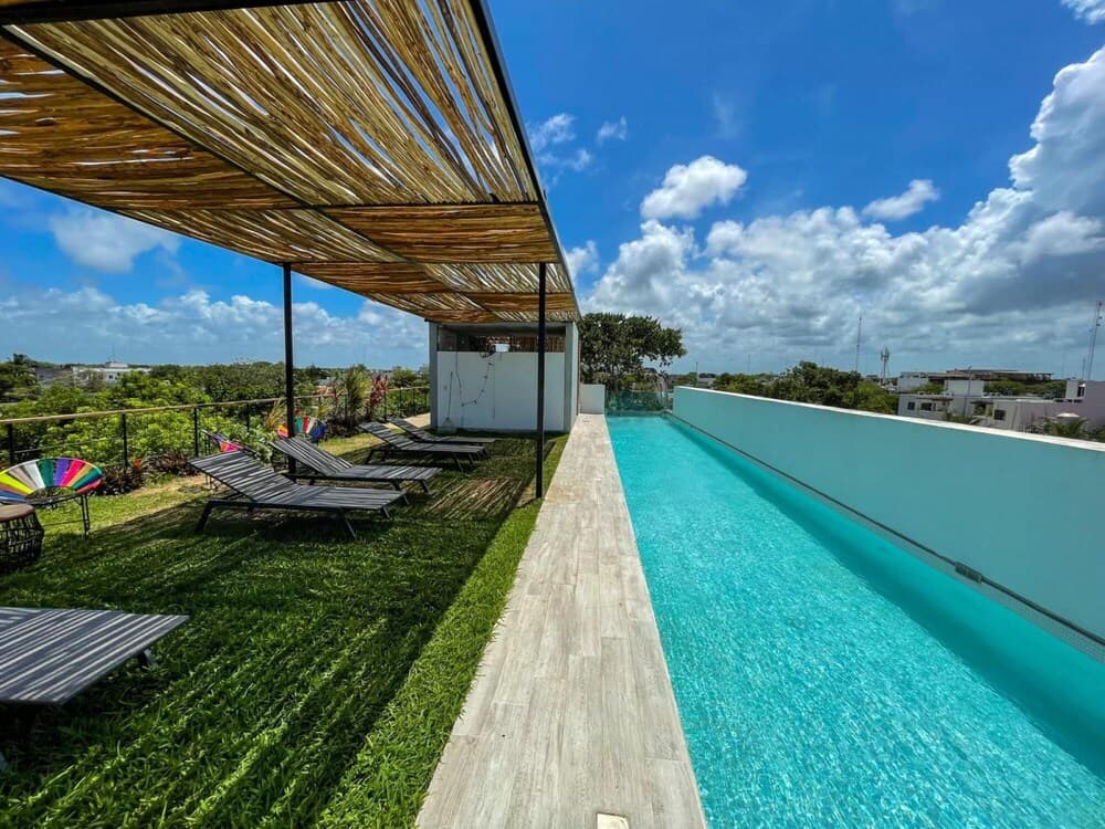 Jungle Lofts in Tulum Centre Rooftop Patio Pool M3