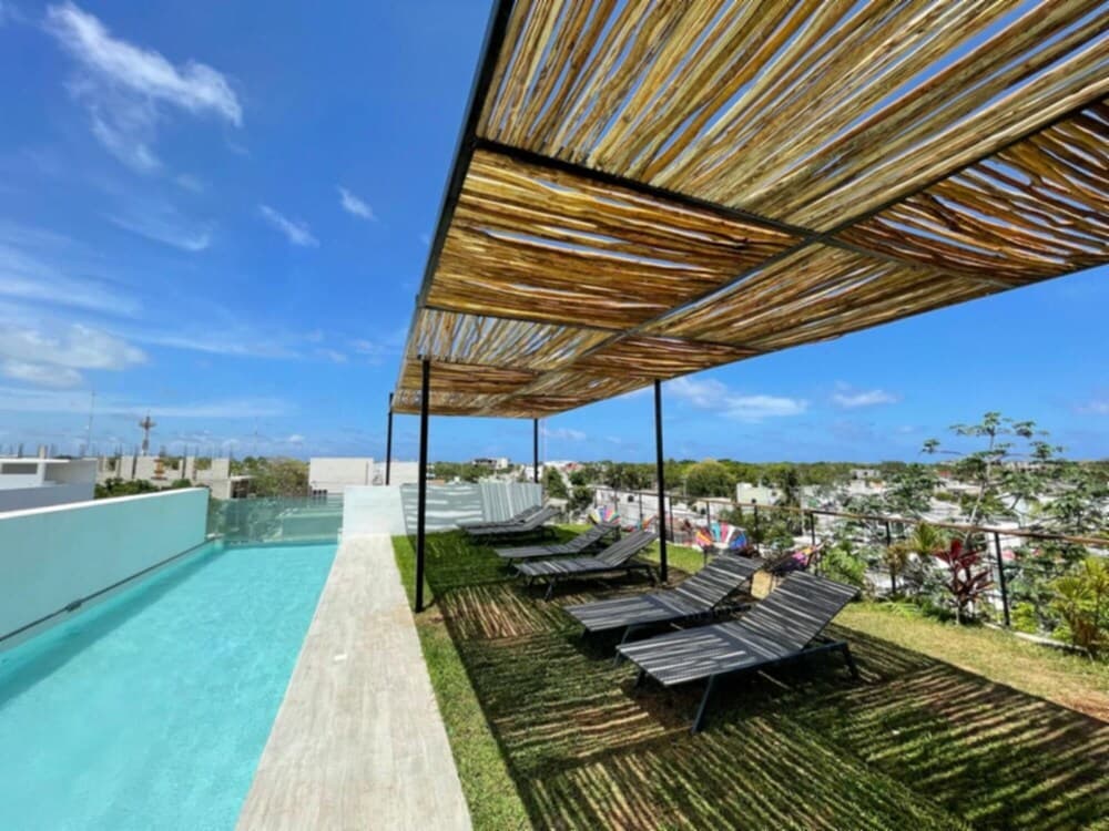 Jungle Lofts in Tulum Centre Rooftop Patio Pool M3