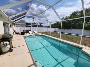 New Rental 3 Bedroom Saltwater Pool Home Sleeps 6 Fenced Backyard 3 Home by Redawning
