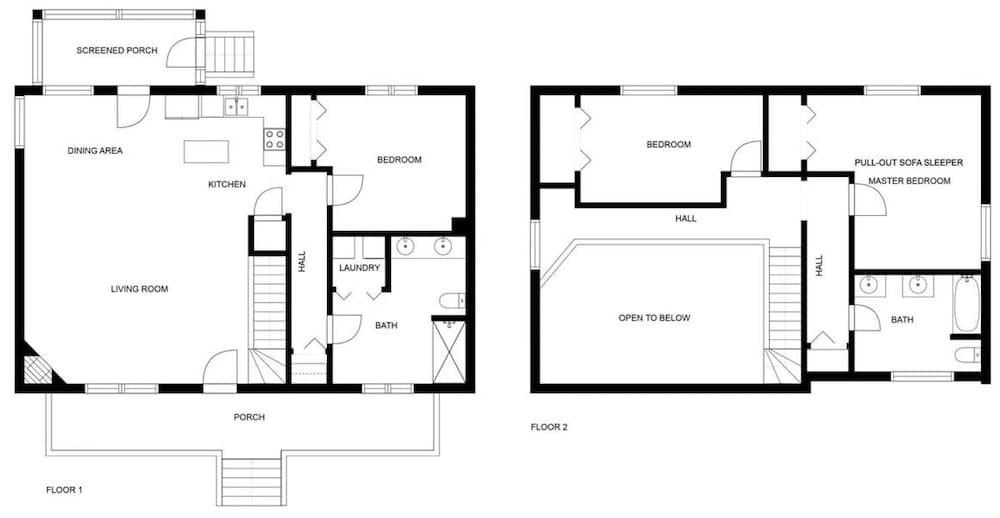 Firefly-pristine Mountain Cabin With hot tub Screened Porch Fire pit Wifi