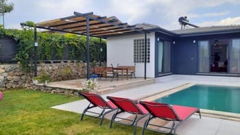 Colorful Villa With Private Pool and Garden in Fethiye