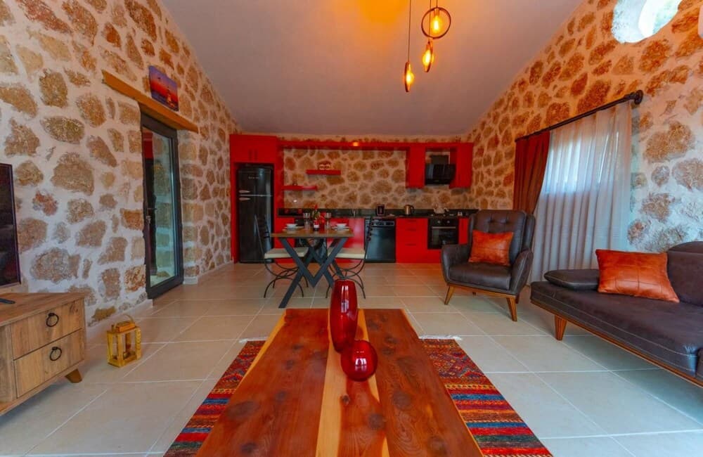 Outstanding Villa With Private Pool and Jacuzzi in Kas Antalya