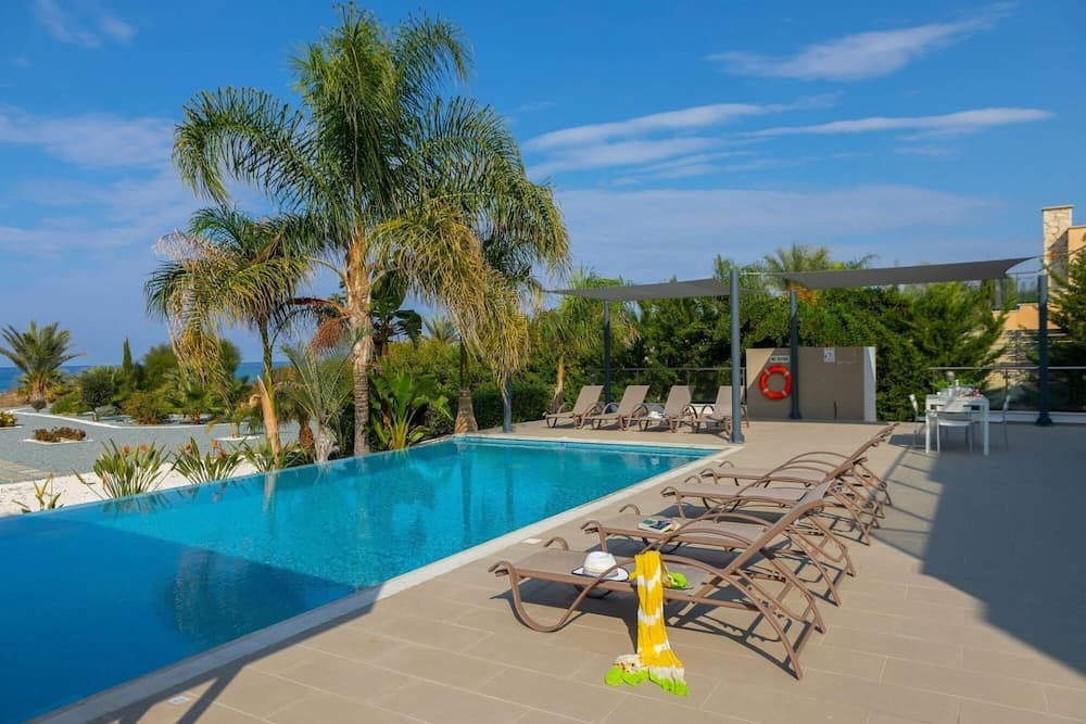 Eastmed Villas Paphos Limni Beach Villa Beachfront Four Bedroom Luxury Villa