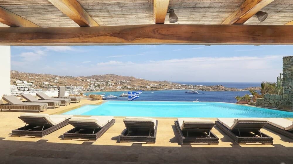 Beautiful Mykonos Villa Coral Villa 8 Bedrooms BBQ Private Swimming Pool