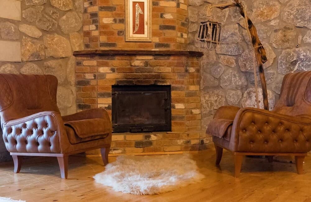 Amazing Stone House With Fireplace and Private Pool Surrounded With Nature in Iznik Bursa